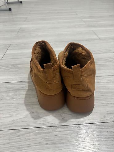 vans ayaqqabi: Qadın qısa boğaz qış ayaqqabısı – şabalıd/qəhvəyi rəng 40 ölçü Heç — 2
