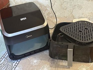 coffee maker: Аэрогриль Midea Объем чаши 8,5л Работает хорошо, чистая. Коробка — 3