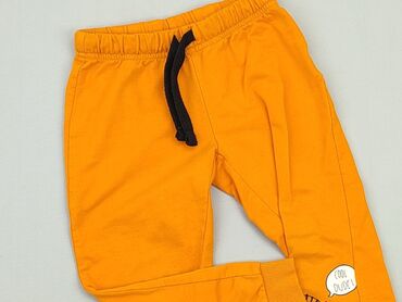 spodnie dresowe brązowe: Sweatpants, Lupilu, 3-4 years, 98/104, condition - Good