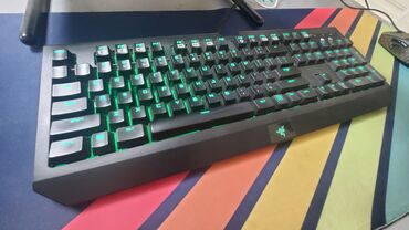 ноутбук в бишкеке цена: Клавиатура, Razer, Механикалык, Зымдуу туташтыруу, Өлчөмү: 100%