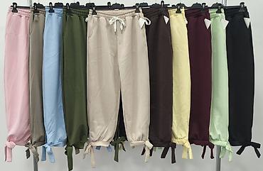 Pantalone: 💫Ženske ležerne pantalone sa vezivanjem na nogavicama - Kroj: ravne — 9