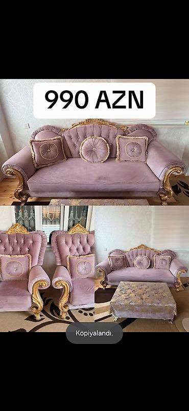 Klassik divan kreslo dəsti əla vəziyyətdə 990 manat. Sulutəpə (8874) lalafo.az -da Klassik divan kreslo dəsti əla vəziyyətdə 990 manat. Sulutəpə (8874)