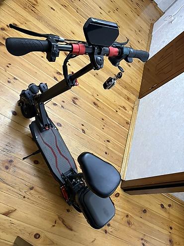 elektrikli scooter oturacaqlı: Elektrikli skuter – oturacaqlı, güclü işıqlandırma və əlavə — 7