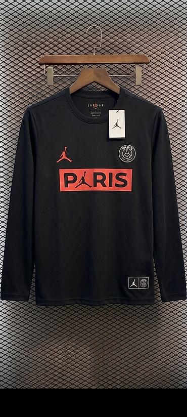 очки рейбон: Лонгслив Jordan x Paris Saint‑Germain (PSG) - Цвет: чёрный - Длина — 1