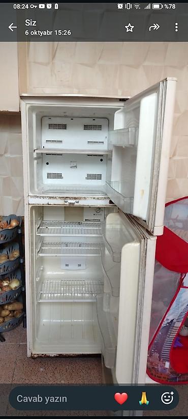 ag səhər: İşlənmiş 2 qapılı Sharp Soyuducu Satılır, rəng - Ağ — 3