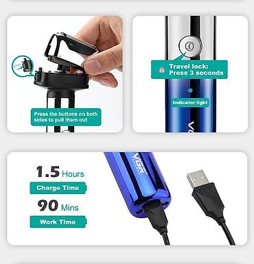 Trimmerlər və saç qırxan maşınlar: Saç qırxan maşın, Vgr, Yeni, Pulsuz çatdırılma, Ödənişli çatdırılma, Rayonlara çatdırılma — 5