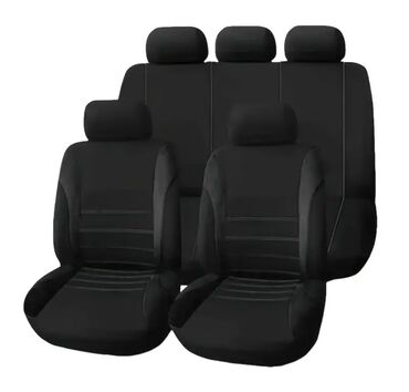 Чехлы и накидки на сиденья: Чехлы Тканевые, цвет - Черный, Universal Seat cover