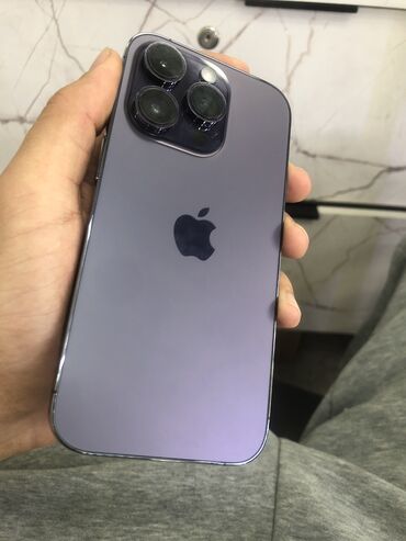 Apple iPhone: IPhone 14 Pro, Б/у, 256 ГБ, Deep Purple