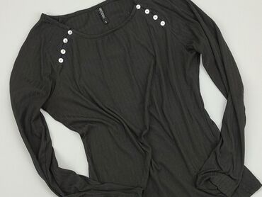 bluzki czarne z długim rekawem: Bluzka Damska, S, stan - Dobry