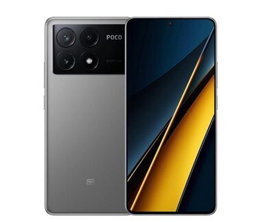 realme бу: Poco X6 Pro 5G, Б/у, 512 ГБ, цвет - Серебристый, 2 SIM