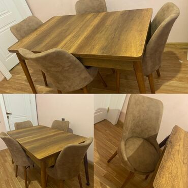 кухонные стулья: Masa dəsti satılır 350₼. Əla vəziyyətdədir. 4 oturcağı var. Heç bir