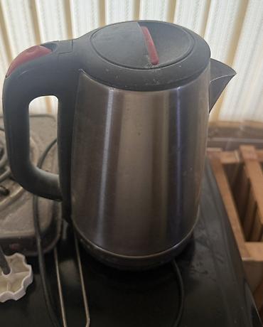 maca cayı: Paslanmayan poladdan elektrik çaydanı. Korpus metal materialdan — 1