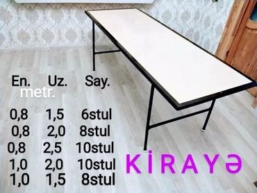 Stullar: Açılan, Dördbucaq masa