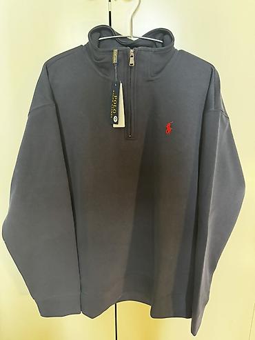 Kişi geyimləri: Svitşot, Ralph Lauren, M, rəng - Göy — 4