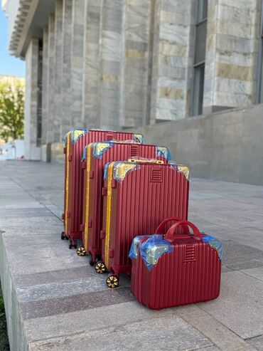 Чемоданы: Чемоданы фабрики "Kobe" - Материал ABC + полиэстер крепкая оболочка — 21