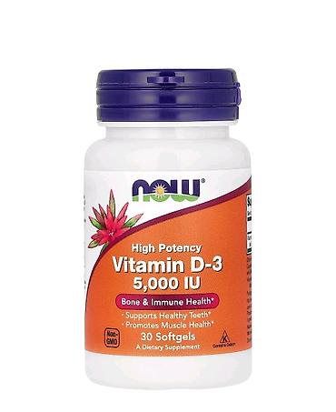 NOW Vitamin D-3 5000 IU – yüksək təsirli D vitamini əlavəsi