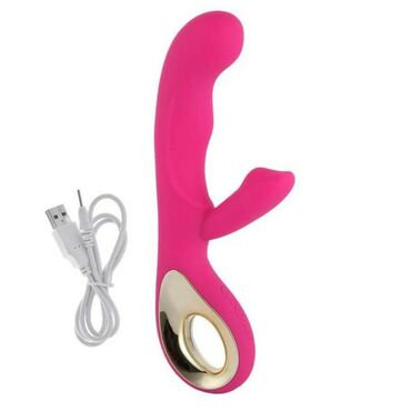 бомбочка для ванны: Вибратор с клиторальным стимулятором для секса. Стимулирует точку G