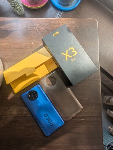 поко икс три: Poco X3 NFC, Колдонулган, 128 ГБ, түсү - Көк, 2 SIM