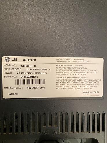 sazz problem: İşlənmiş Televizor LG LCD 32" FHD (1920x1080), Ünvandan götürmə — 5