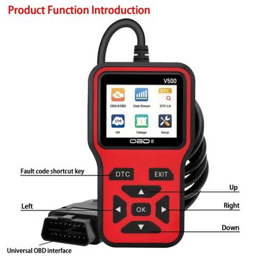 Alati za automobile: Novo - V500 OBD2/ EOBD Auto DIjagnostika PUNE OBD FUNKCIJE OBD/EOBD — 10