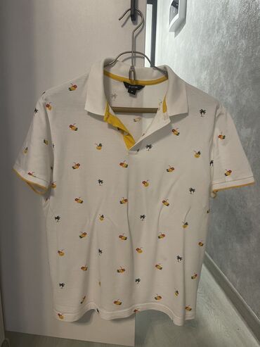 Футболки: Мужская футболка, 4XL (EU 48), O′STIN, Б/у, цвет - Белый, Самовывоз