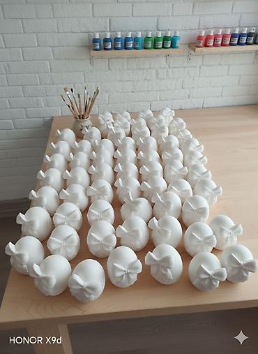 Fiqurlar: Fiqur, Gips, rəng - Ağ — 5