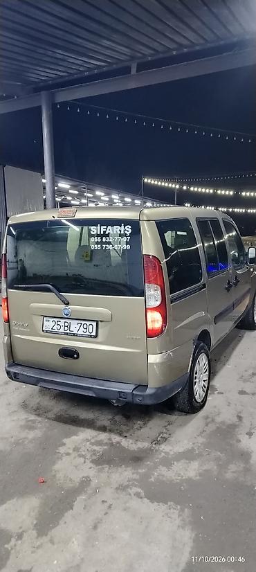 accent duman: Fiat Doblo minik/kommersiya tipli universal mikrovan Xüsusiyyətlər: - — 6