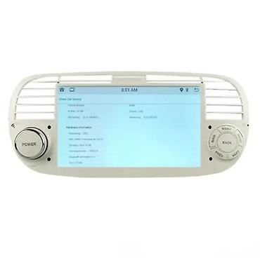 Audio oprema za auto: Android multimedija za Fiat 500 (ugrađeni panel sa belim okvirom i — 1