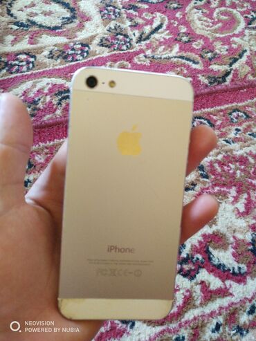 айфон на запчасти: IPhone 5, Б/у, 16 ГБ, White Titanium