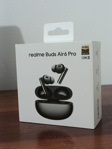 купить переходник для наушников: Realme Buds Air 6 Pro Новые, глобальная версия, чехол в подарок Торга