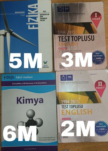 prestij kitabı: 2-ci̇ əl dərs vəsai̇tləri̇ satilir! Abi̇turi̇yentlər üçün i̇deal