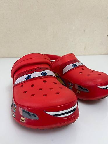 Детская обувь: Детские сабо Crocs x Disney Cars (Молния Маккуин)40-41 размер — 6