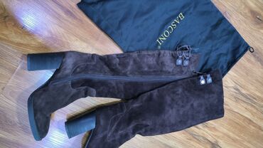 Сапоги: Сапоги, 36, Basconi, Б/у, цвет - Коричневый, Бесплатная доставка — 4