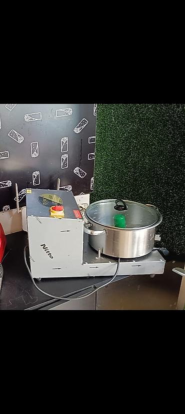 etceken: Fast-food/şaurma üçün peşəkar mətbəx avadanlıqları paketi Tərkib: - — 3