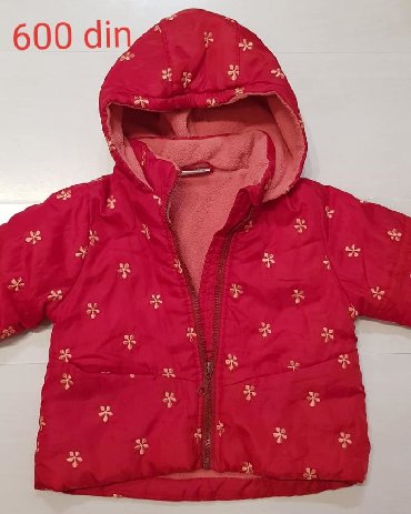 plišana crvena haljina: Dečija jaknica snizena!! Ocuvana prelepa Za prelazni period Lagana