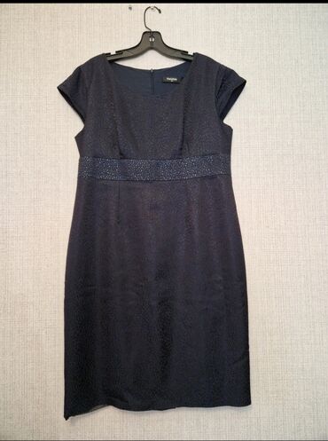 серьги синего цвета: Вечернее платье, XL (EU 42)