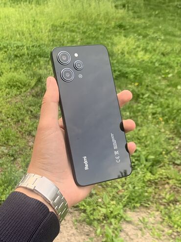 Xiaomi, Redmi 12, 256 ГБ, цвет - Черный, 2 SIM