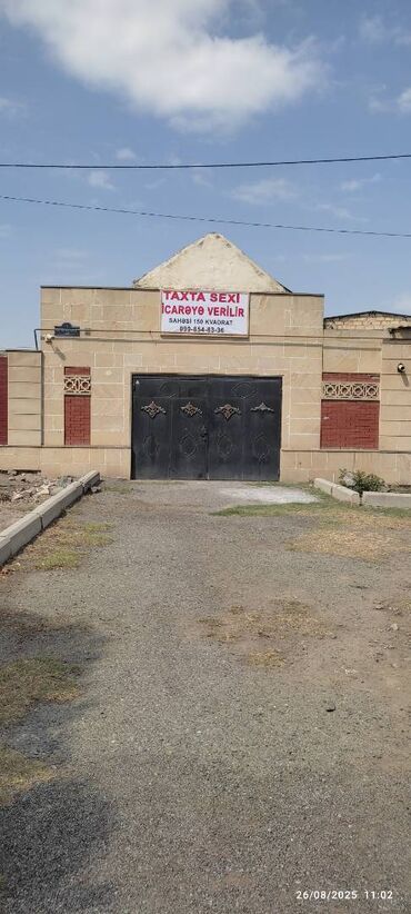 arendaya cay evi verirem: Gəncədə münasib qiymətə tam işlək və gəlirli Taxta Sexi arendaya