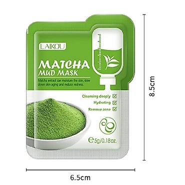 черные точки: Маска для лица из зеленой глины матча, грязевая маска LAIKOU с чаем — 1