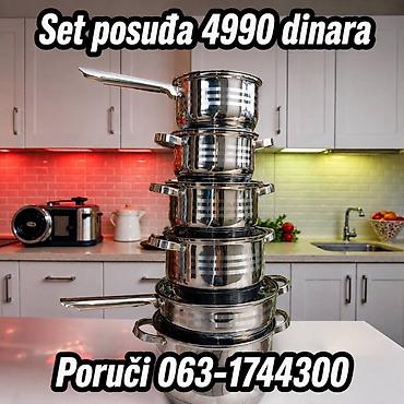 stilsko: Set posuđa od nerđajućeg čelika – komplet više šerpi i lonaca — 1