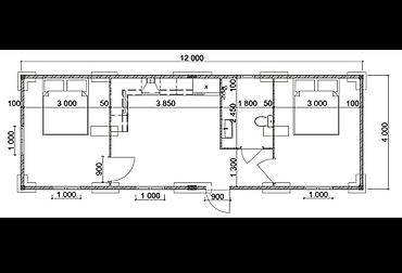 утепление дома: 🏡 Модульный дом 12×4 — для жизни и бизнеса! ✅ Размер: 12×4 м (48 м²) — 8
