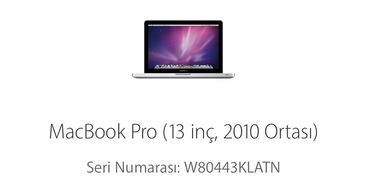гусар 5 серия в Азербайджан | Телевизоры: Pple MacBook Pro 2010 Ehtiyyat hisseleri ✅Ekran 13 duyum - 50manat