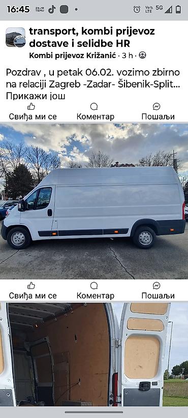Kurirska dostava: Usluge transporta i selidbe kombijem - Profesionalni kombiji velike — 9