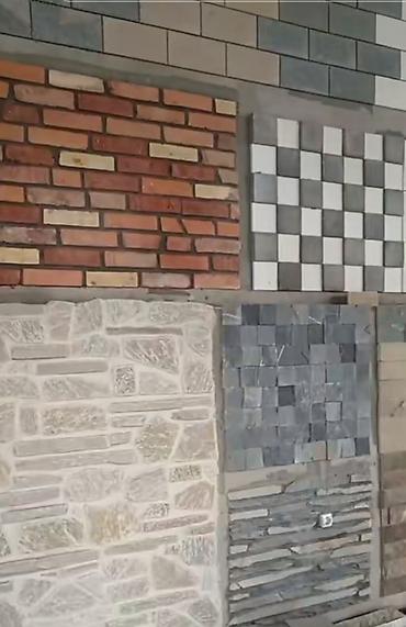 Dekorativ daşlar: Dekorativ fasad və daxili divar daş panelləri - Material: Beton — 14