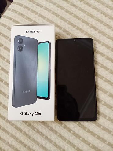Samsung Galaxy A06, 128 GB, rəng - Qara, Barmaq izi