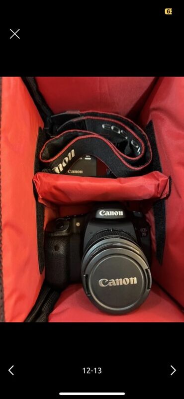 Fotokameralar: Canon EOS 7D fotoaparat + Canon EF‑S 18‑55mm f/3.5‑5.6 IS II obyektiv — 11