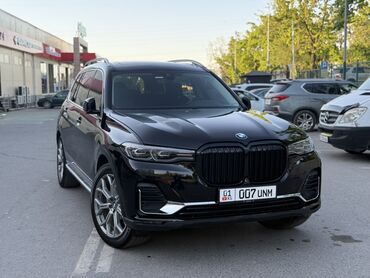 BMW: Чёрный кроссовер BMW X7. Год 2020 Обьем 3 Этот автомобиль сочетает в