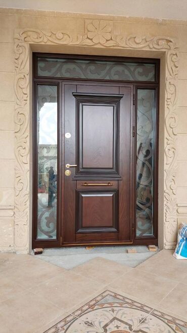 Həyət darvazaları: Seyf qapilari və Otaq qapıları istənilən ölçüyə və zövqə uyğun — 9