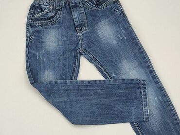 jeansy chłopięce 122: Spodnie jeansowe, 8 lat, 122/128, stan - Dobry