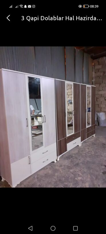 Dolablar: Yeni, Kupe, 3 qapılı Düz dolab, Dolab-asılqan, Azərbaycan — 24